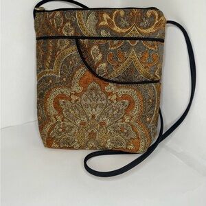 Vintage Danny K Tapestry Crossbody Bag
